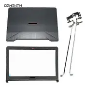 LCD Back Cover & Front Bezel & Hinges For Asus TUF Gaming FX504 FX504G FX80 FX80G Black