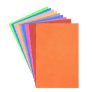 10 Sheets Glitter Foam Sheets Adhesive Sheets EVA Foam Sheets Mixed Colors
