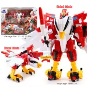 Mini Force Animal Tron HAWK Semi Ranger Figure Eagle Transforming Robot Toy