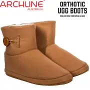 Archline Orthotic UGG Boots Slippers Arch Support Warm Orthopedic Shoes -