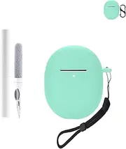 Silicone Protective Case for Google Pixel Buds Pro 2 Earbuds - Durable and Eco-Friendly Bluetooth Earphone Cover with Precise Holes - Mint Green
