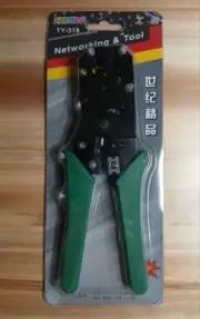 Sealed RJ45 RJ12 RJ11 Modular Crimper for Cat5 Cat5E Cat6 Cat6A 8P/6P