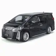 1/18 Scale Alphard MPV Model Car Diecast Toy Cars Metal Vehicle Zinc Alloy Black