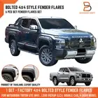 POCKET 7" MATTEBLACK FENDER FLARE ARCH FIT MITSUBISHI TRITON UTE MV 4DR 2024-25