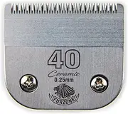 Furzone Professional A5 Detachable Blade - Made of High-Tech Ceramic Materials, Fits Most Andis, Oster, Wahl Clippers, Ceramic Blade, Size 40 1/100"