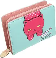 [Yardenfun] Purse Holder Small Wallet for Women Business Card Storage Bag Fashionable Cartoon Pu Wallet