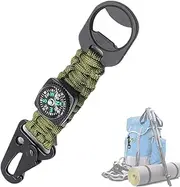 Carabiner Keychain Clip,Backpack Keychain Accessory & Keychain Carabiners - Multi-Functional Wear-Resistant Paracord Lanyard