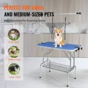 Pet Grooming Table with Clamp Foldable Grooming Stand for Medium Small Dogs