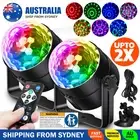 2X USB Disco Ball DJ Party Light Effect Strobe Remote Sound Activated RGB LED