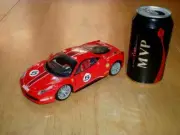 FERRARI 458 CHALLENGE [BBURAGO BRAND] DIECAST METAL FACTORY BUILT CAR,Scale 1/24