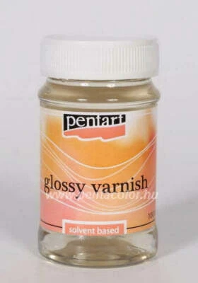 Antique Gloss Varnish | Solvent-Based Topcoat | Pentart