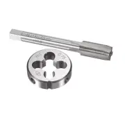 M11 x 0.75mm Metric Tap and Die Set, Right Hand Machine Thread Tap with Round...