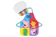 Peppa Pig Team Kids Baking Apron and Chef's Hat