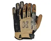 HK Army Full Finger Hardline Paintball Gloves (Tan, Small)