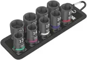 Wera 004580, Belt C Impaktor 1 socket set, 1/2" drive, 10 pieces