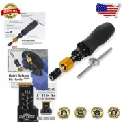 Ergonomic Torque Limiting Screwdriver with Quick Release, Calibration Certified