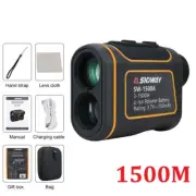 1500m Golf Laser Range Finder 750mAh Battery Digital Rangefinder Speed Measure