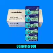 BRAND NEW [Exp 10/2032] 100 Murata 377 formerly SONY (SR626SW) Watch Battery