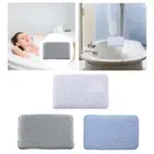 Bath Non Slip Ergonomic Soft Comfortable with Suction Cups Headrest for Tub Spas