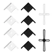 5pcs Plastic Fish Tank Base Bracket Corner Guard Stand Holder for Aquarium Tanks