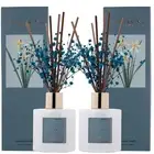 Premium Reed Diffuser Set with Preserved Baby's Breath & Cotton Stick Cashmer...