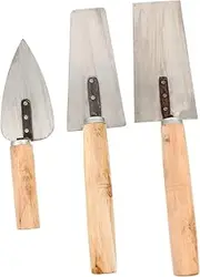 Gadpiparty 1 Set Twisting Knife Set Drywall Blade Tool Plaster Finishing Brick Pointing Trowel Trowels Putty Cutter Professional Concrete Scraper Brick Trowel Wood
