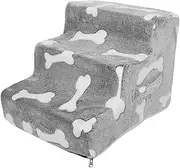 Hohopeti Stable Indoor Dog Steps Small Dog and Cat Stairs for High Beds and Couches