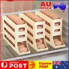 Refrigerator Egg Storage Box Large Capacity Eggs Rolling Rack for Refrigerator A