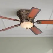 52" Ancestry Country Hugger Indoor Ceiling Fan LED Light Remote Bronze Walnut