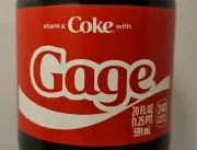 Share A Coke With Gage 2025 Personalized Gift Limited Edition Coca-Cola Bottle