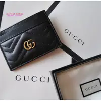 在飛比找蝦皮購物優惠-正品現貨 Gucci Marmont GG logo信用卡夾