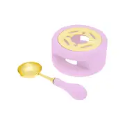 Wax Seal Kit with Warmer, Melting Spoon, Retro Melt Stove Pot Furnace Tool for S