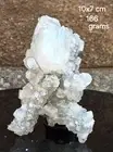 SUPERB APOPHYLLITE CLUSTERS ON CHALCEDONY STALACTITE BASE # 166