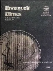Whitman Roosevelt Dimes Coin Folder #1, 1946-1964 # 9029