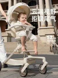 在飛比找Yahoo!奇摩拍賣優惠-playkids普洛可A9神器可坐可躺嬰兒車輕便可折疊兒童傘