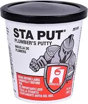 Hercules 14 oz. Superior Grade, 14 Ounce, Tan Oatey 25101 Sta Put 14-Ounce Plumbers Putty, Color