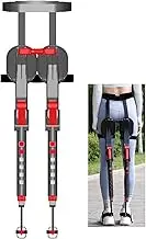 Portable Foldable Wearable Chair Invisible Seats, Invisible Chair Wearable Exoskeleton Human Wearable Seat, 5 Gear Adjustable Suitable for Different Heights(Color:Red)