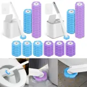 Toilet Brush Cleaning Kit Wall Mount Toilet Bowl Cleaner Kit 360 Degree StXzr