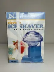 Narita Electric Ice Shaver Snow Cone Maker NEW NIB NB-2608 icee icy slush shaver