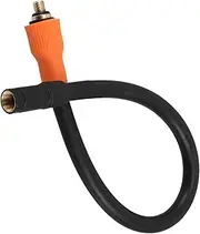 Zerodeko Bicycle Inflation Tube Durable Compressor Air Hose with Thread Specification Secure Screw Design and Safety Heat Sleeve for Efficient Tire Inflation Motorcycles and Bicycles