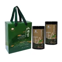 在飛比找momo購物網優惠-【百香】台灣友善耕作清香烏龍茶茶葉150g x2入禮盒(百香
