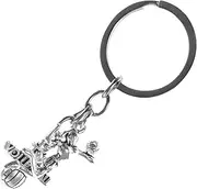 Mipcase Multi Function Volleyball Keychain Pendant Lightweight Sports Decorative Bag Charm for Unique Hanging Accessory for Volleyball Fans present