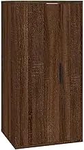 Wall Mounted TV Cabinet | Engineered Wood TV Unit | 40x34.5x80 cm | Modern Brown Oak Finish | Space-Saving Design for Small Living Rooms & Bedrooms