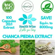 Chanca Piedra Extract Organic 100 Capsules 1000mg 20:1