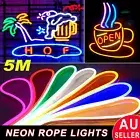 120LEDs LED Strip Neon Rope Lights Dimmable Waterproof Flex DC 12V Tube Bar Sign