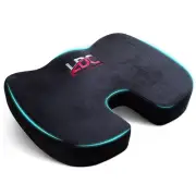 Lux Decor Memory Foam Seat Cushion for Sciatica & Tailbone Pain Relief