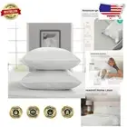 Breathable King Size Pillow Covers - Set of 2, 1200 Thread Count Supima Cotton