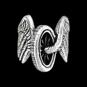 Gents Keep Us Safe, 925 Sterling Silver Ring, Size 10 Ring, Hell on Wheels...