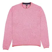 Ted Baker Cirkus Twisted Jumper Men's Heather Crew Neck Sweater (2XLarge, Coral)