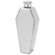 Hip Flask 100ML Personalized Coffin Shape Stainless Steel Portable Flagon3099